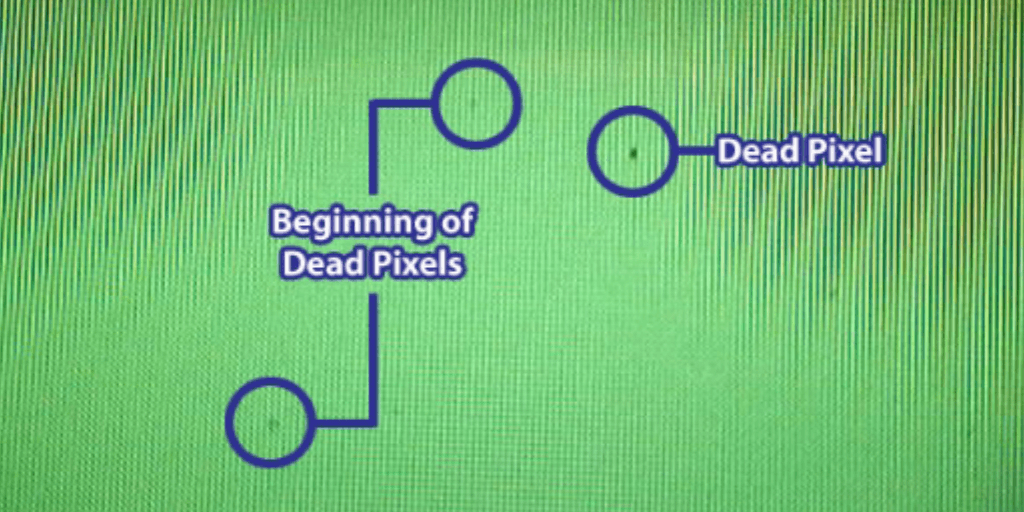 Dead pixel check during Quality Inspection of Consumer Electronics