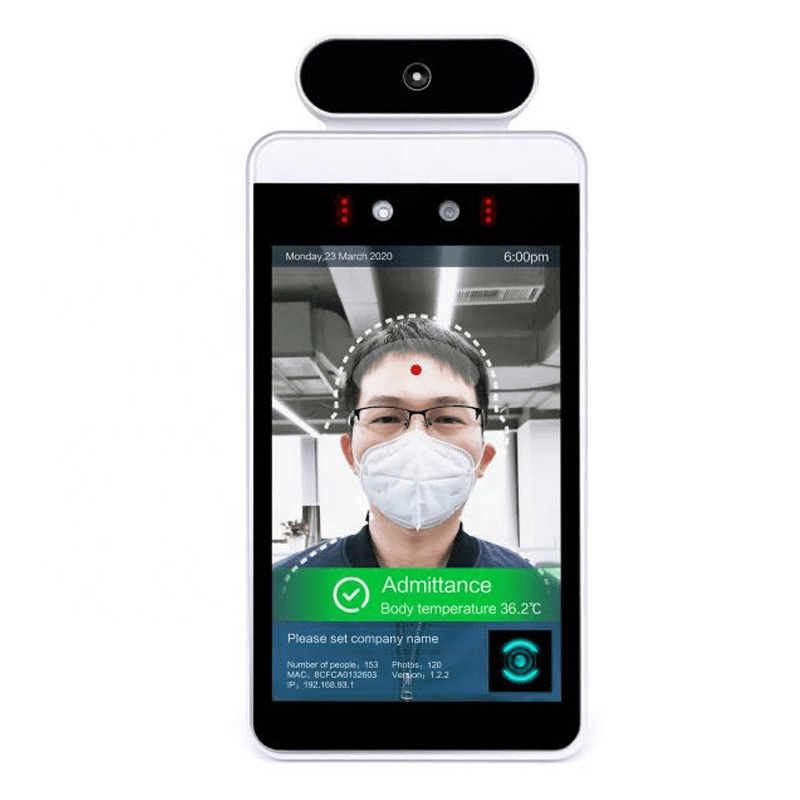 Access Control Android Tablet with Body Temperature Sensor and Facial Recognition